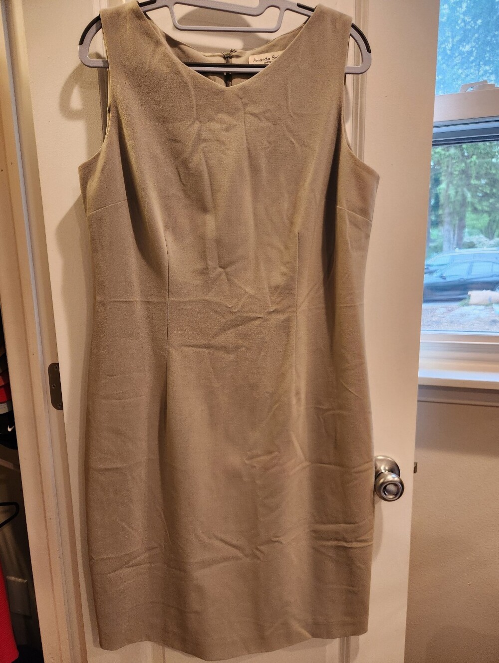 Sage Green Sleeveless Midi Dress